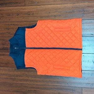 Boys Gymboree Orange & Blue Vest - Size Large